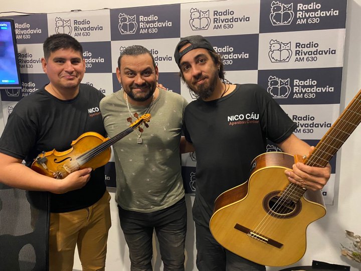Nico Cáu en vivo en La Radio Sos Vos