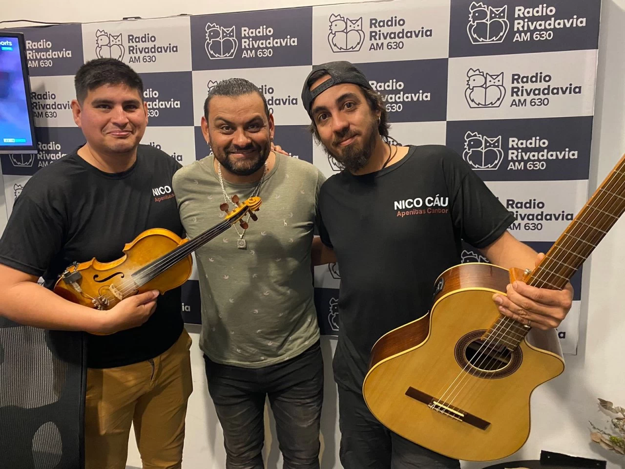 Nico Cáu en vivo en La Radio Sos Vos Radio Rivadavia AM630