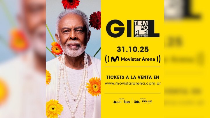 Gilberto Gil regresa a la Argentina con su gira despedida Tempo Rei Tour: Entradas ya a la venta