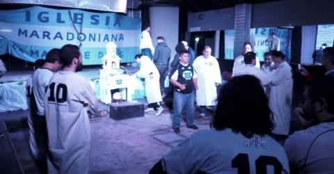 El emocionante relato del fundador de la Iglesia Maradoniana