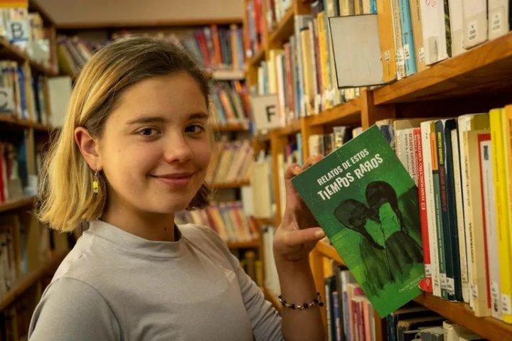 Tiene 15 años y obtuvo el segundo premio en la Feria Regional del Libro en San Martín de los Andes