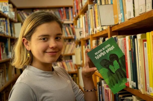 Tiene 15 años y obtuvo el segundo premio en la Feria Regional del Libro en San Martín de los Andes