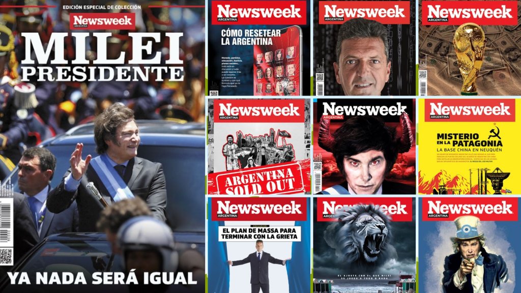 Newsweek Argentina cumple un nuevo aniversario: los últimos dos años del país, resumidos en 10 tapas