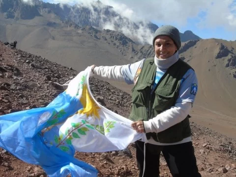 Adriana Geymonat: "Cuando me sentí débil vi la figura del General San Martín"