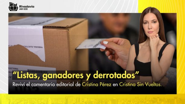 "Listas, ganadores y derrotados"