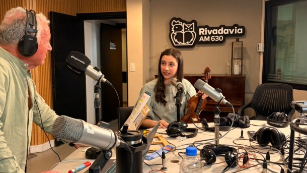 Nos visitó Pilar Policano, joven estrella de la música clásica