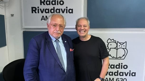 La visita de Diego Guelar al piso de Radio Rivadavia
