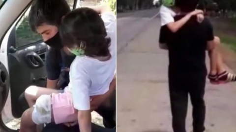 "Tiene un tumor elevado y aún así no nos tuvieron piedad", contó la madre de la niña que ingresó a Santiago del Estero a cuestas