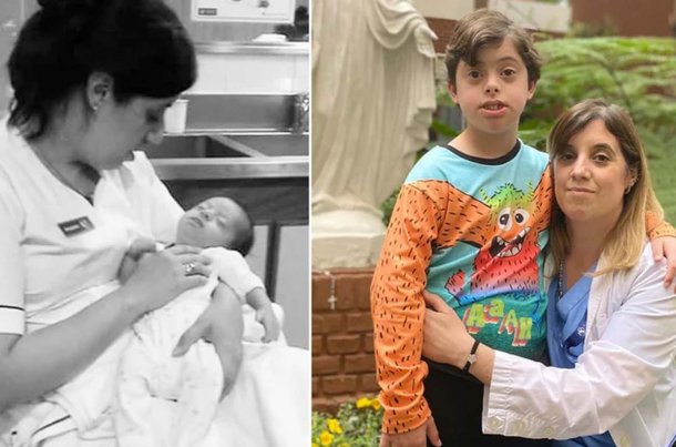 Los padres rechazaron a su hijo por tener síndrome down y la enfermera lo adoptó