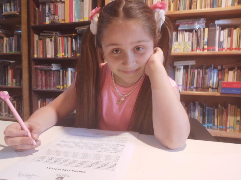 En Mar del Plata una nena de ocho años va a publicar un libro de cuentos