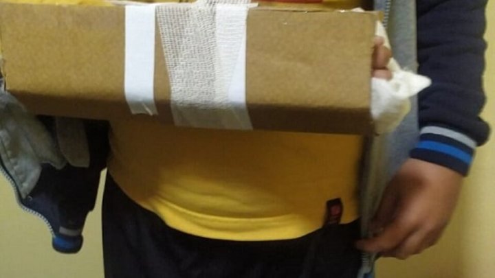 Otro niño fue  entablillado  con cartón tras fracturarse un brazo