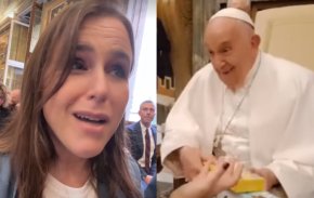 Malena Guinzburg tras su encuentro con el Papa: "Mencionó la importancia de los judíos en el humor, me emocionó mucho"