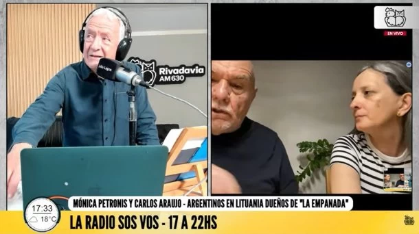 Dialogamos con M&oacute;nica Petronis y Carlos Araujo, dos argentinos que se pusieron una casa de empanadas en Lituania