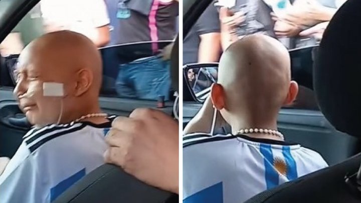 La emoción de la familia de María Luz, quien padece cáncer y fue ovacionada en el Obelisco luego del triunfo argentino