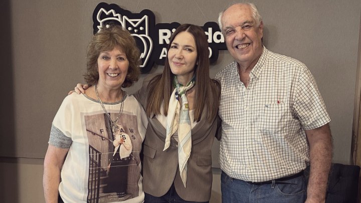 Mabel y Raúl visitaron a Cristina Pérez