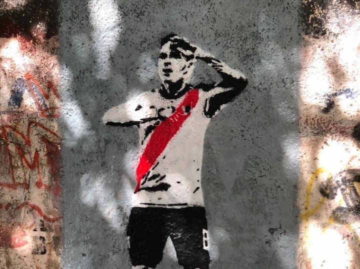 El imponente mural a Juanfer Quintero: “Hizo el gol más festejado por todos los hinchas de River”