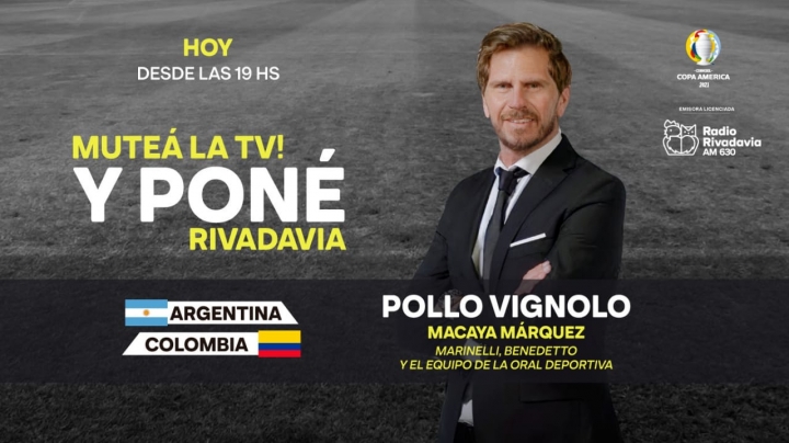 La Selección Argentina va en busca de una nueva final de Copa América y lo vivís en Radio Rivadavia