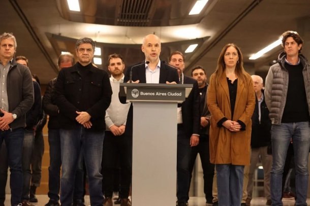 Horacio Rodríguez Larreta: "Le pido a la vicepresidenta que asuma la responsabilidad de que los manifestantes se retiren y no tengan a la gente de rehén"