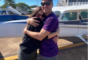 Ariana Melmer: "¿Querés ser mi copiloto para siempre?"