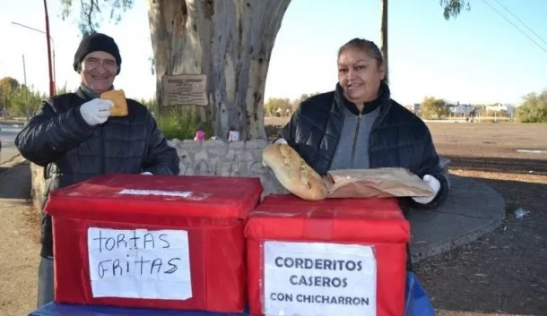 La historia de Alberto y Estela: las tortas fritas que unen a Cipolletti