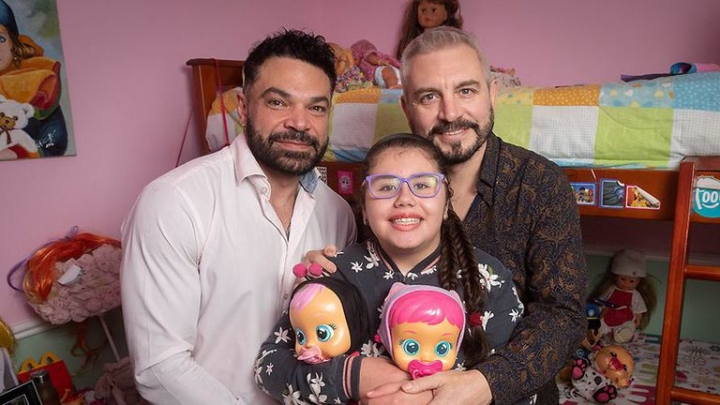 Mendoza: una pareja adoptó a una nena con leucemia