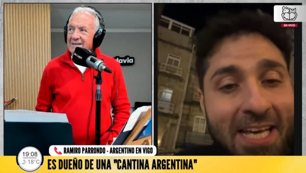 Charlamos con el dueño de una cantina argentina en Vigo, España